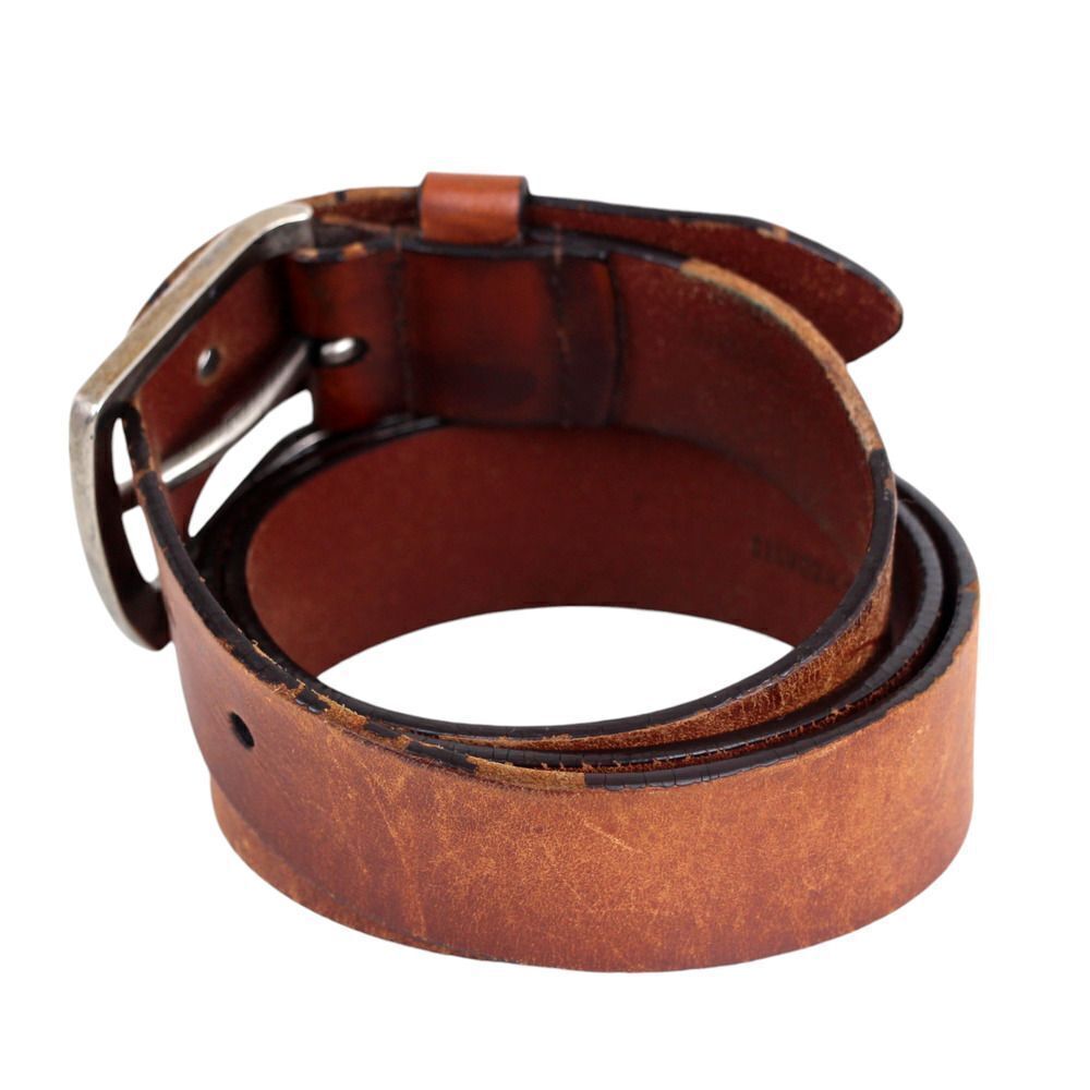 Levi's TAN BROWN GENUINE LEATHER 1 3/8"Wd CASUAL DRESS MEN'S BELT Sz 38/95 (G17 - Picture 3 of 14